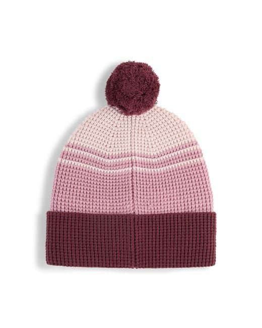 PUMA Red Essentials Beanie Mit Bommel, Accessoires, Ruby Shimmer/Mix