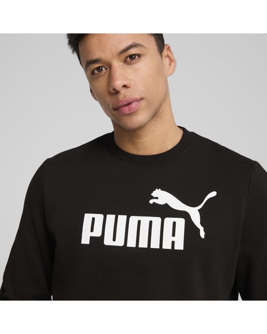 Sudadera Essentials Con Logo N.º 1 Para Hombre, Negro PUMA de hombre de color Black
