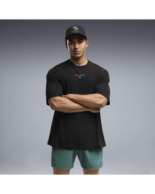 PUMA Black X Hyrox Lifestyle Oversize T-Shirt for men