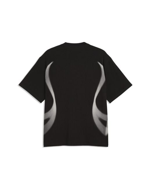PUMA Black Clrt Graphic T-Shirt for men