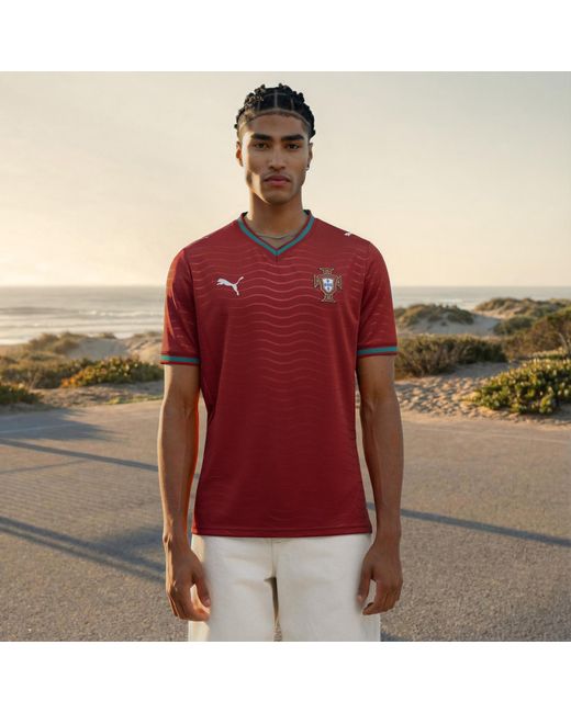 PUMA Red Portugal Home Jersey for men