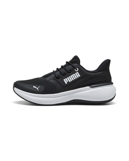 PUMA Black Softride Exo Shift Sneakers for men