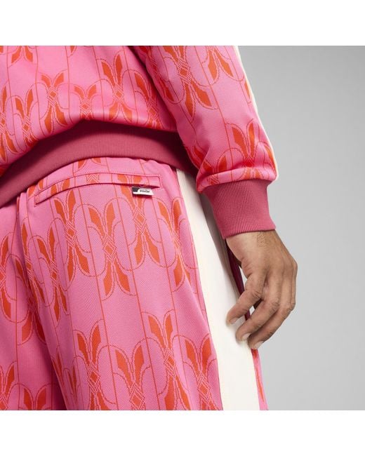 PUMA Pink The Neverworn V T7 Track Pants for men