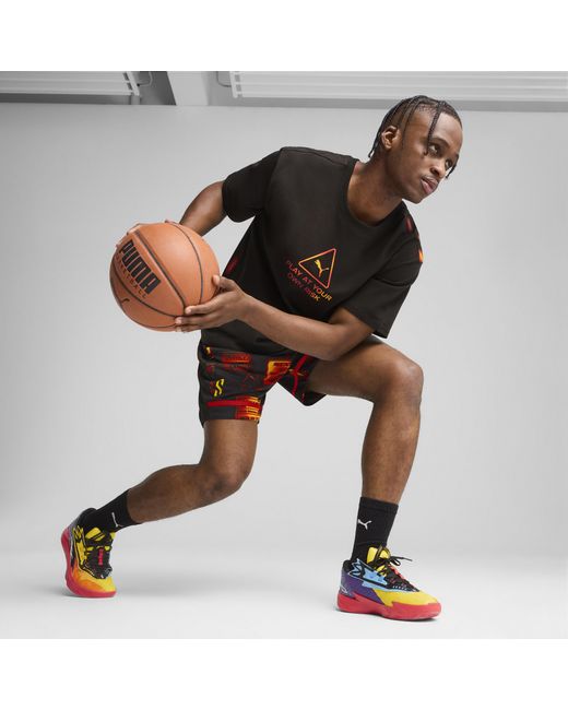 PUMA Red Scoot Zeros Ii Caution Basketball Shoes