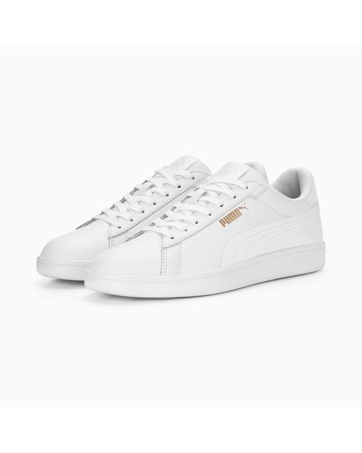PUMA White Smash 3.0 L Trainers