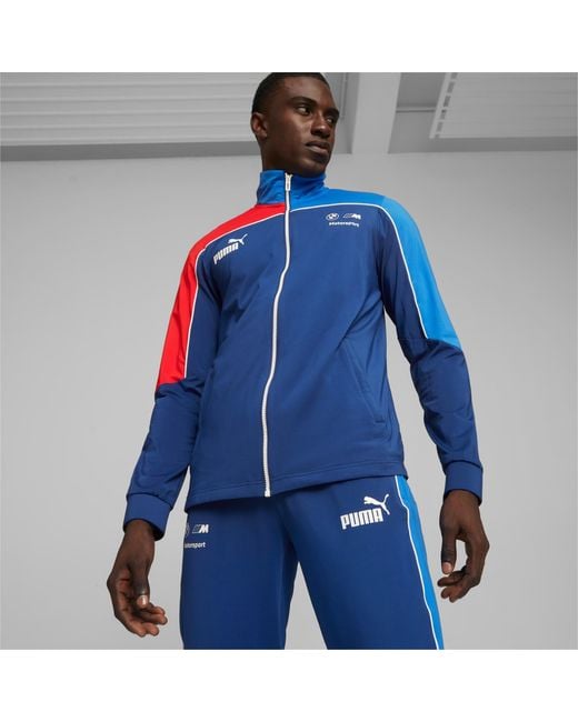PUMA Bmw M Motorsport Mt7 Slim Track Jacket Pro M Color in Blue for Men Lyst UK