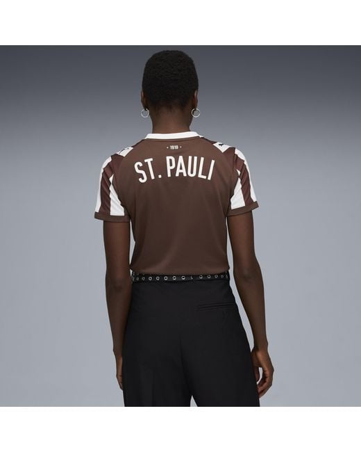 Camiseta Primera Equipación Fc St. Pauli 25/26 Para Mujer PUMA de color Black