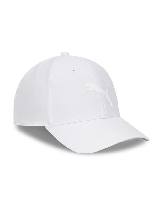 PUMA White Addison Adjustable Hat