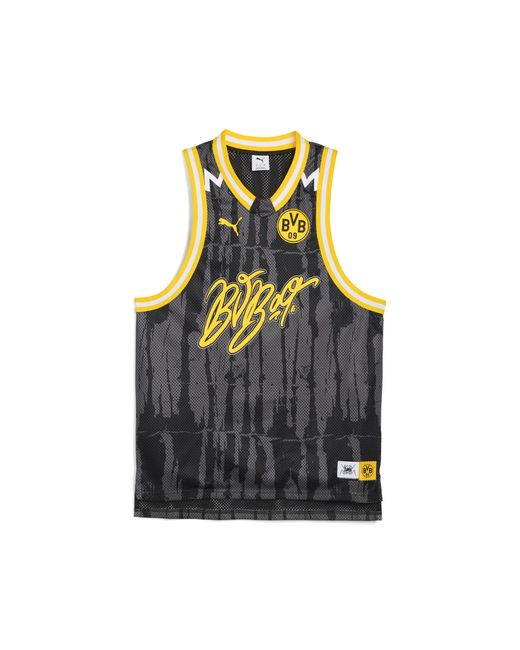 PUMA Hoops X Borussia Dortmund Trikot Herren, Accessoires in Black für Herren