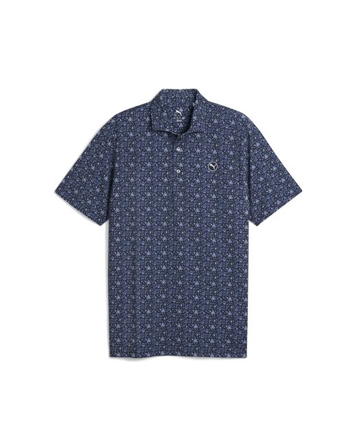 PUMA Mattr Port Golfpolo Herren, Kleidung, Glow/Deep in Blue für Herren