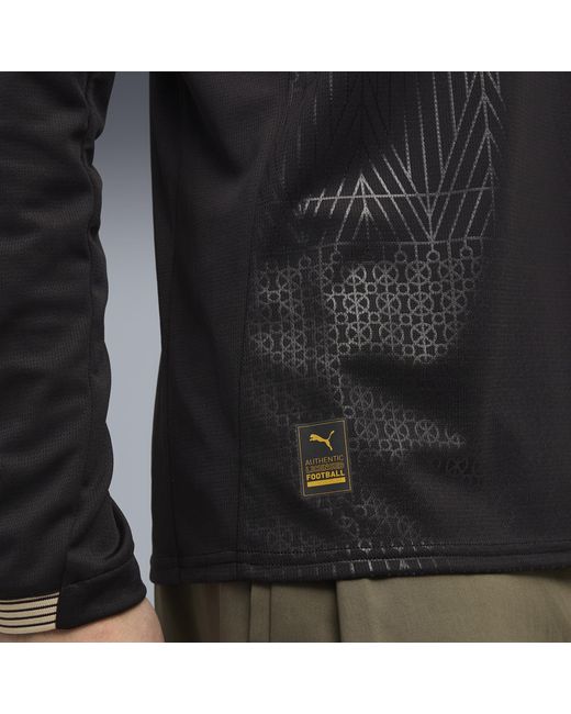 PUMA Black Borussia Dortmund Special Edition Long Sleeve Jersey for men