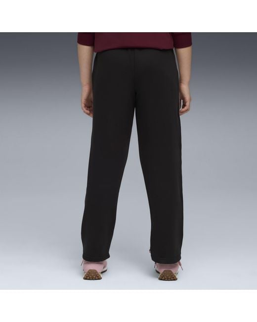 Pantalones De Chándal Holgados Con Cinta Essentials Juveniles, Ropa, Negro PUMA de color Black