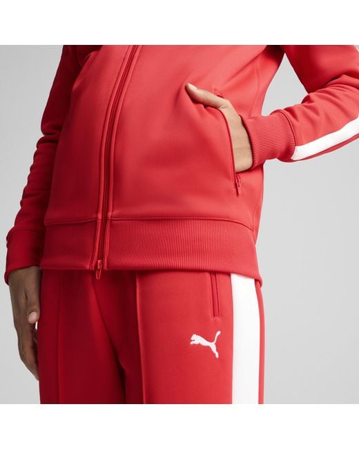 Chaqueta De Chándal T7 Always On Para Hombre, Ropa, Rojo PUMA de hombre de color Red