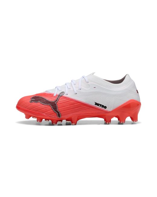 PUMA Red Ultra Nitro 7 Pro Ag Football Boots