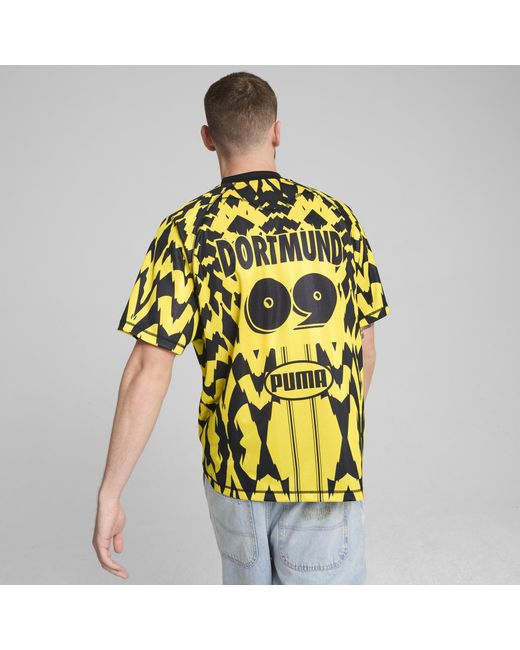 PUMA Borussia Dortmund ftblSTATEMENT Retro Trikot in Yellow für Herren