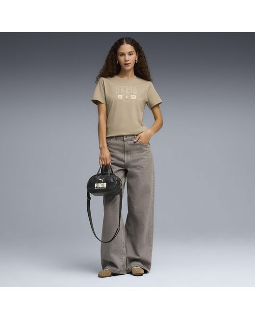 PUMA Brown Throwback T-Shirt