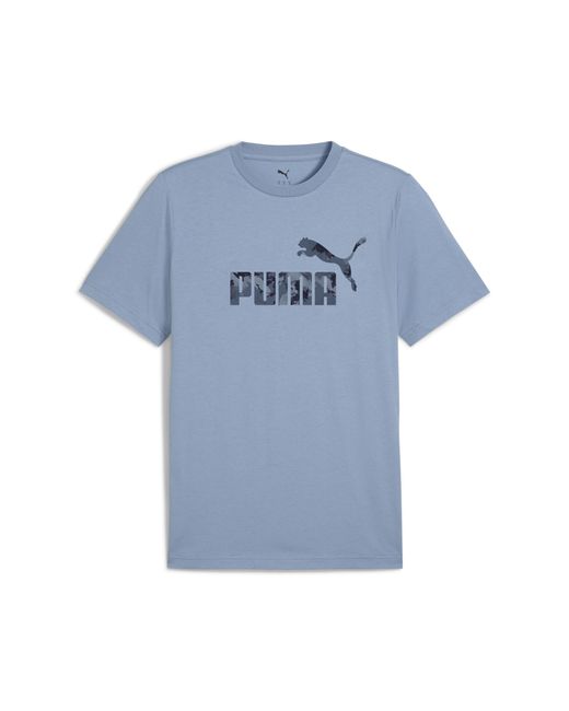 PUMA Essentials Camo T-Shirt Herren, Kleidung, Cool in Blue für Herren