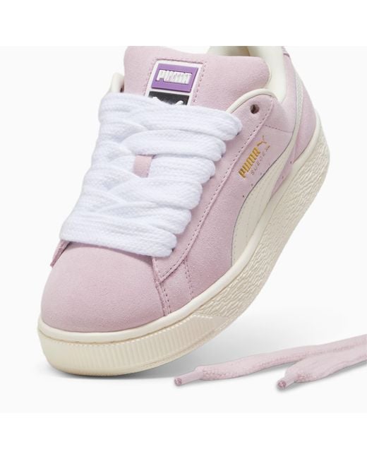 PUMA White Suede XL Sneakers Schuhe