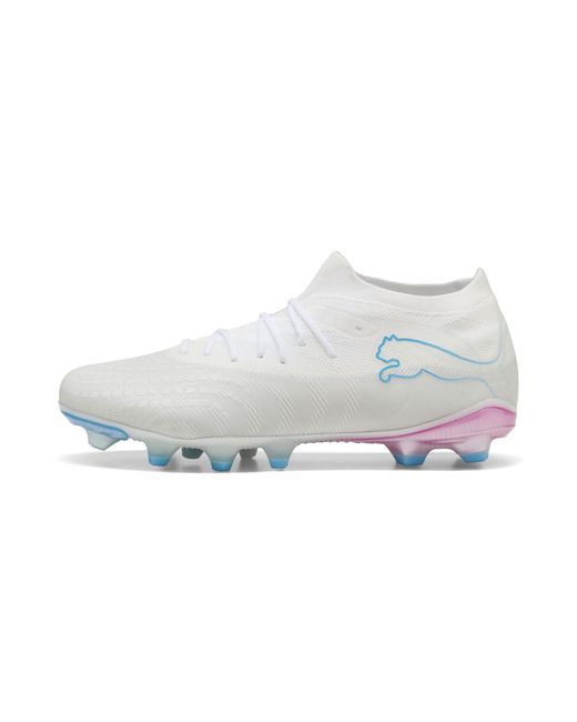 PUMA White Future 9 Match Fg/Ag Football Boots