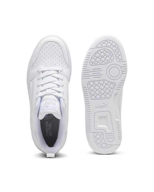 PUMA White Rebound V6 Lo Sneakers Jugendliche, Schuhe, /Cool Light Grau
