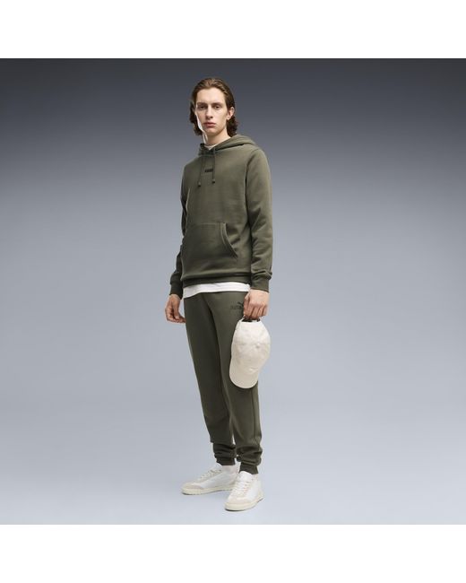 PUMA Green Essentials No.1 Logo Fleece Hoodie for men