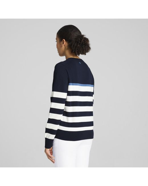 PUMA Blue Resort Stripe Sweater