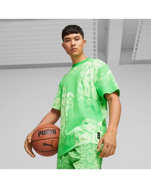 PUMA Hoops X Lafranc T shirt in Green for Men Lyst UK