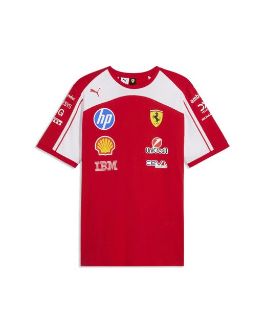 PUMA Red Scuderia Ferrari Hp Replica T-Shirt