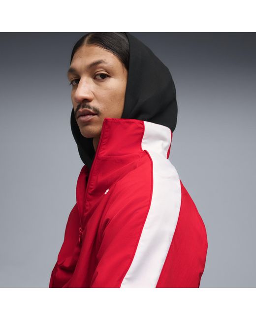 PUMA Red T7 Oversized Track Jacket for men