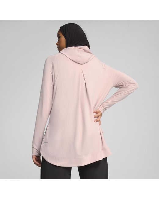 Sudadera Con Capucha Modest Para Mujer PUMA de color Pink