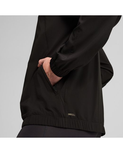 PUMA Black Velocity Woven Running Jacket for men