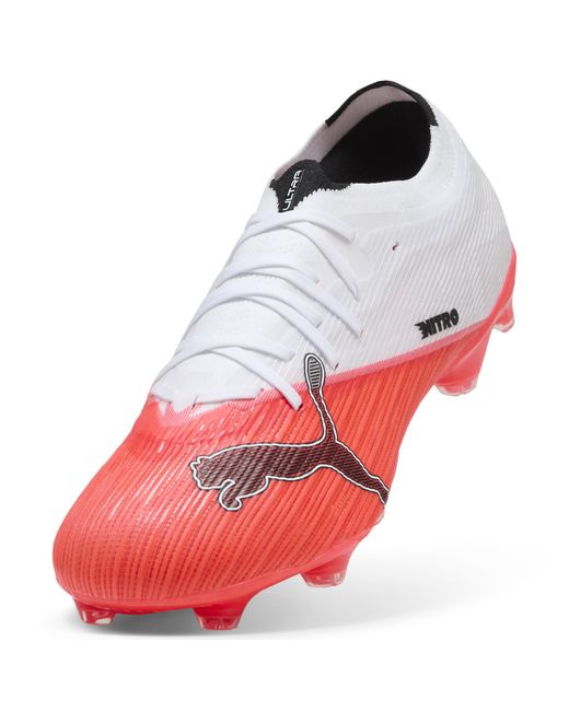 PUMA Red Ultra Nitro 7 Match Fg/Ag Football Boots