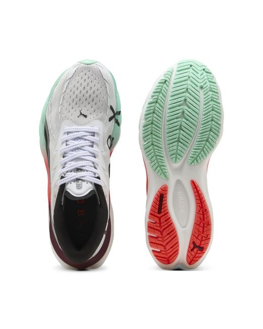 Zapatillas De Running X Hyrox Velocity Nitro 4 Para Mujer, Sport, Blanco/Mint Melt/Glowing Rojo PUMA de color Multicolor