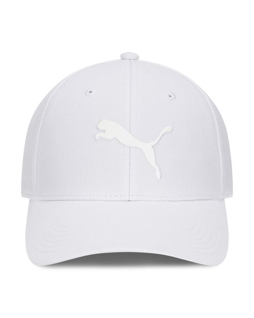 PUMA White Addison Adjustable Hat
