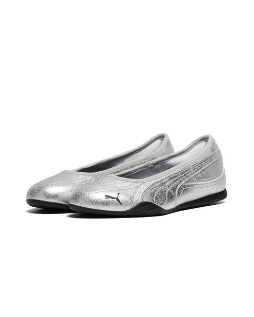 PUMA White Catch Whisper Ballerinas Damen, Schuhe