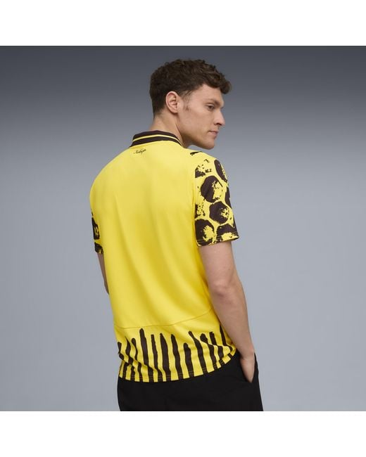 PUMA Kidsuper X Borussia Dortmund Shirt Voor Zwart/Geel, Maat in het Yellow voor heren