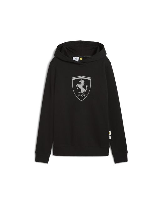 PUMA Scuderia Ferrari Sportswear Hoodie Voor Maat in het Black