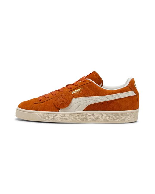 PUMA Orange Suede Charles F. Stead Iv Sneakers for men