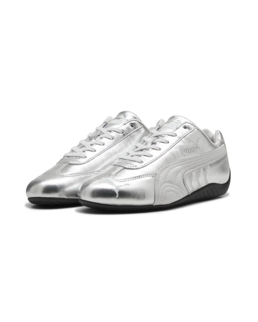 PUMA White Speedcat Sneakers