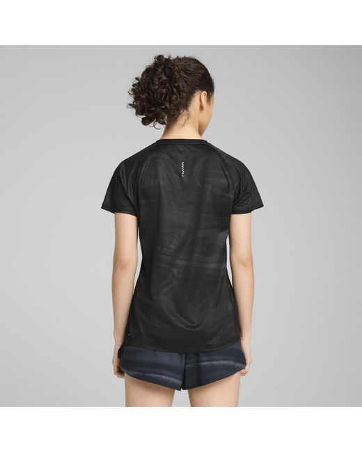 PUMA Velocity Hardloopshirt Met All-Over-Print Voor in het Gray
