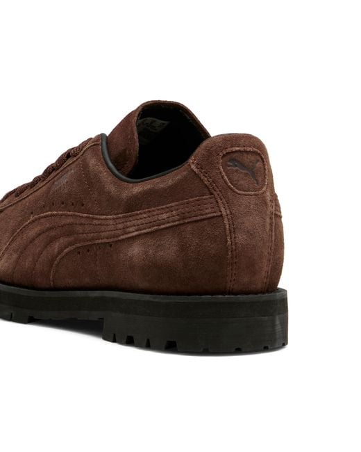 PUMA Brown Suede Vibram Sneakers