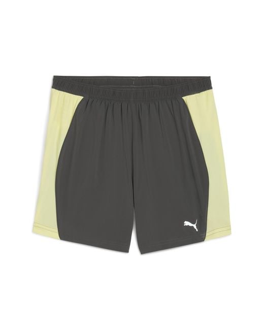 PUMA Velocity Hardloopshort Voor Grijs/Goud, Maat in het Gray voor heren