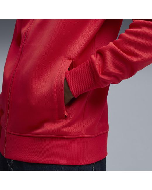 PUMA Red Scuderia Ferrari Mt7 Track Jacket for men