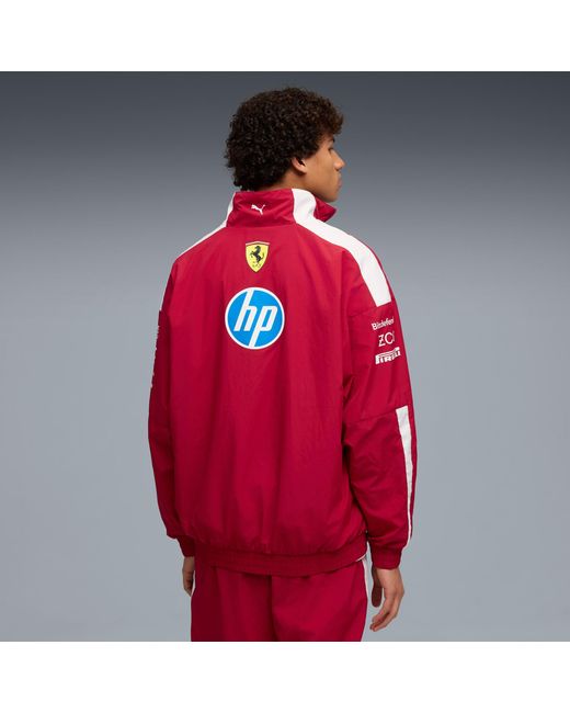 PUMA Red Scuderia Ferrari 2025 Drivers T7 Oversized Jacket