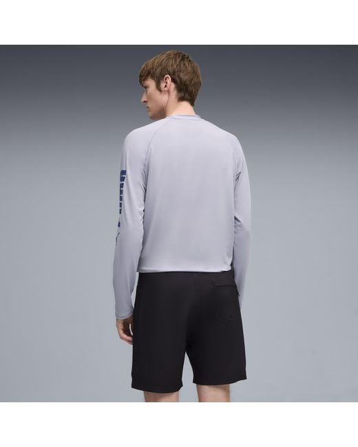 PUMA Black Swim 7" Swim Trunks for men