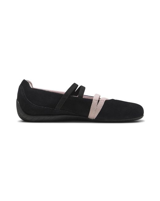 PUMA Black Speedcat Ballet Suede Shoes