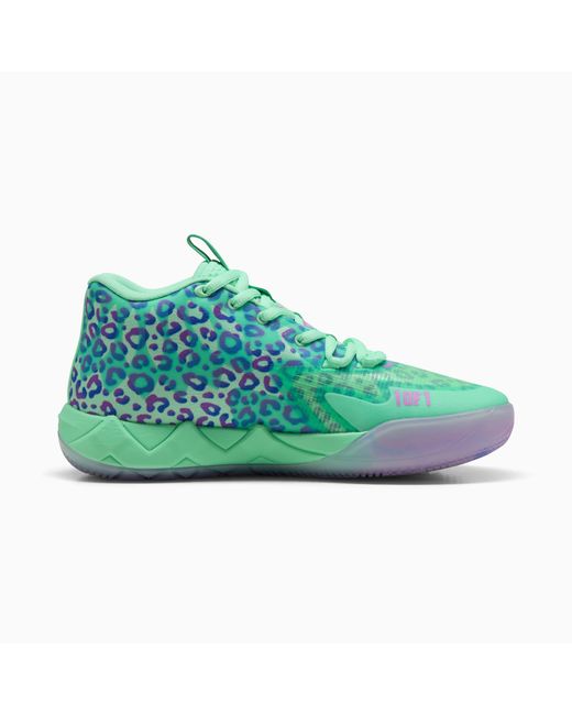 PUMA Green X Lamelo Ball Mb.01 Alien Safari Basketball Shoes for men