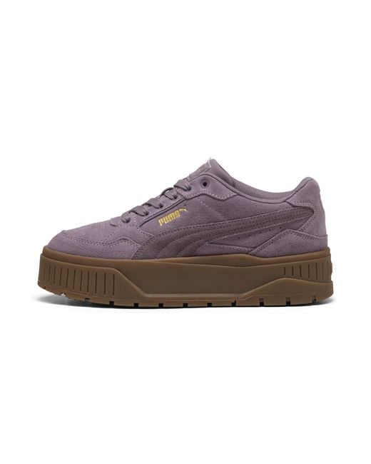 PUMA Brown Karmen Ii Idol Suede Sneakers