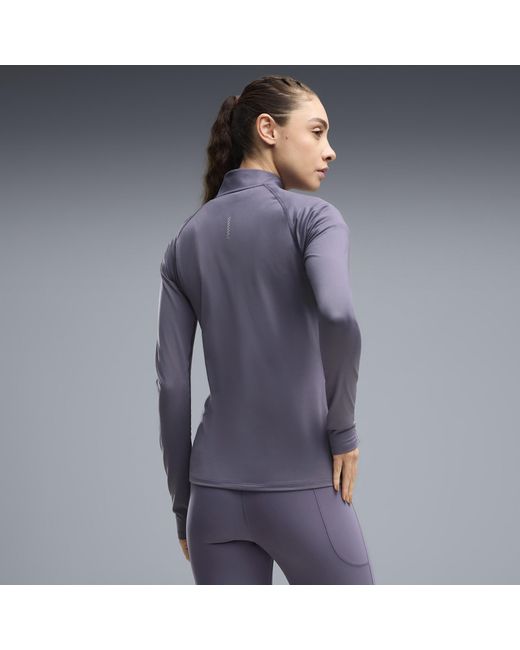 PUMA Blue Run Velocity Cloudspun Quarter-Zip Top