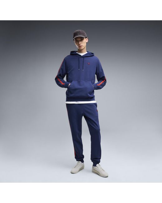 PUMA Blue Elevated Essentials Hoodie Shoes for men